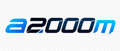 Logo a2000m berwarna neon
